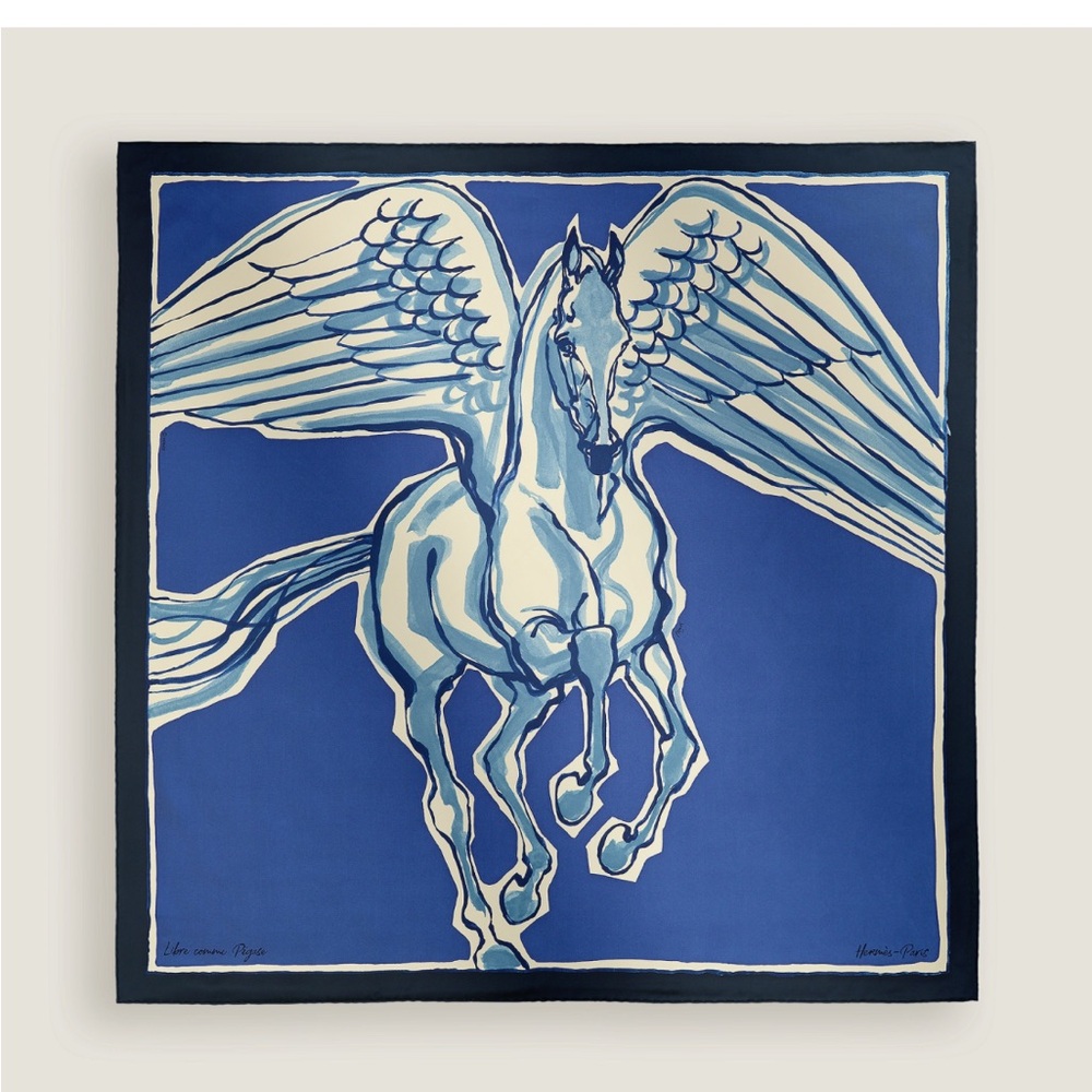 Libre Comme Pegase scarf 90